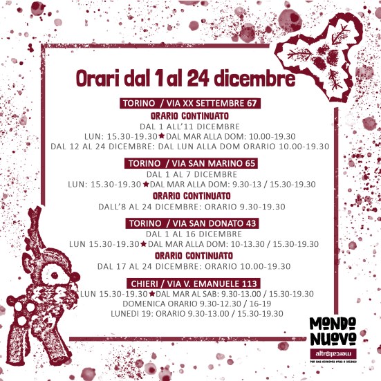 orari bottega natale 2022