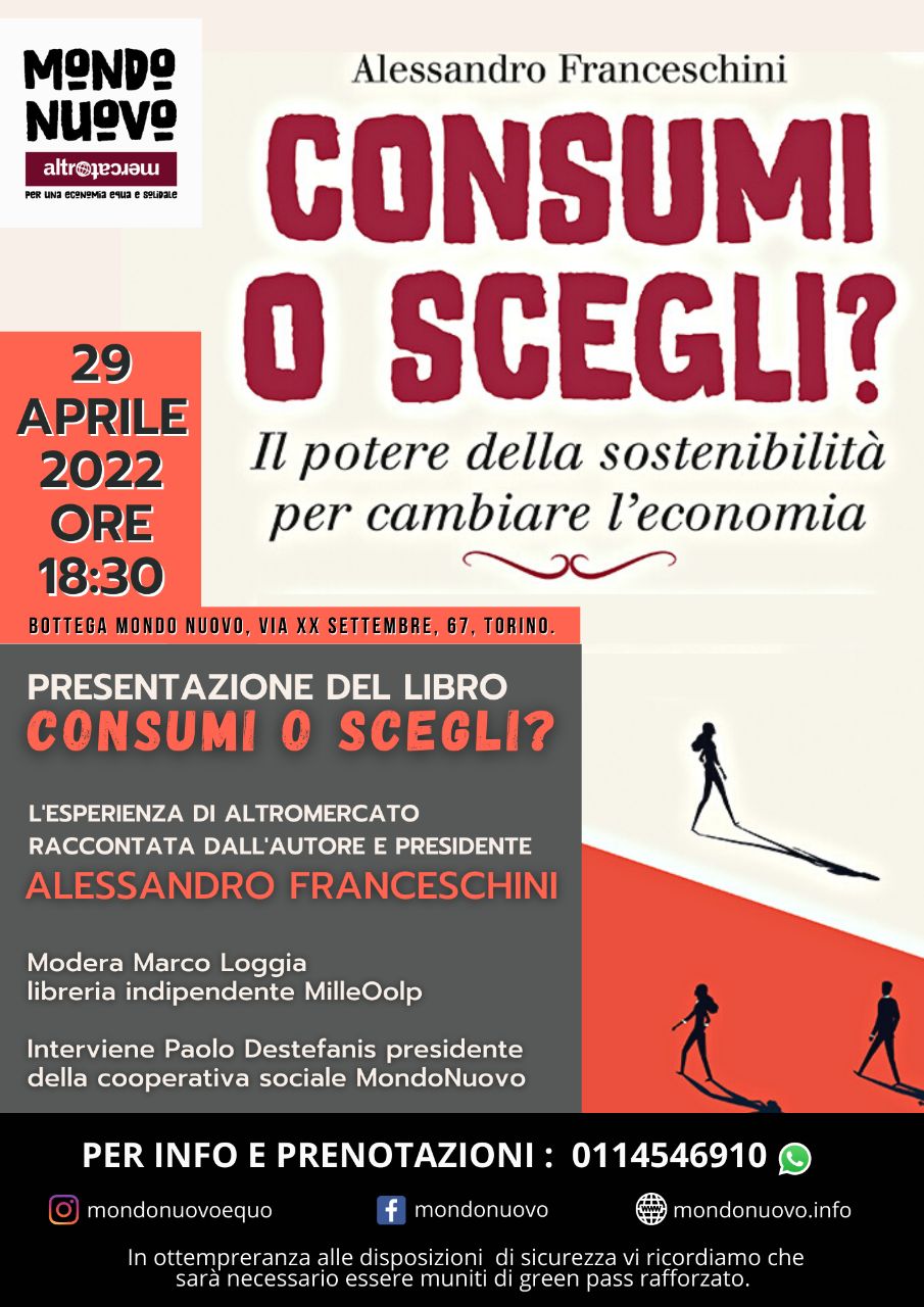 CONSUMI O SCEGLI 29 APRILE